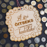 Graveeritud puidust tahvel &bdquo;Et &auml;ri &otilde;itseks&ldquo;