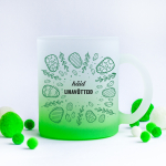 Mattklaasist tass "H&auml;id lihav&otilde;tteid"