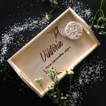 Puidust alus "Ilusa hommiku algus" Sinu valitud nimega