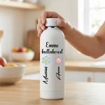 Metallist termospudel "Emme kullakesed" Sinu valitud nimedega (500ml)