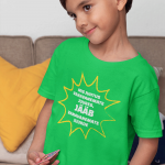 Laste T-s&auml;rk "Mis juhtus vanavanemate juures, j&auml;&auml;b vanavananemate juurde"