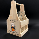 Puidust pudelikarp "Isa s&auml;&auml;stab vett"