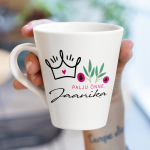 Latte tass &bdquo;Palju &otilde;nne, Jaanika&ldquo;