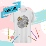 Naiste T-s&auml;rk "V&auml;rvi ise! Kameeleon&rdquo;