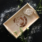 Puidust kandik &bdquo;Hea toit&ldquo;