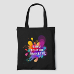 V&auml;rviline riidest kott Sinu disainiga