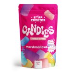STAR CANDIES k&uuml;lmkuivatatud vahukommid &bdquo;Marshmallows&ldquo;, 50g.