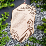 Graveeritud puidust tahvel &bdquo;Kallid vanemad&ldquo;