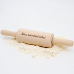 Puidust minitaignarull soovitud tekstiga