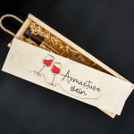 Puidust pudelikarp "Armastuse vein"