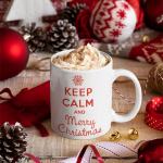 Kruus "Keep calm Merry Christmas"