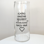 Klaasist vaas "&Uuml;lemus"