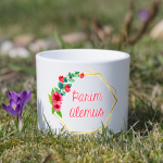 Keraamiline lillepott "Parim &uuml;lemus"