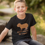 Laste T-s&auml;rk "Don't worry be cappy"