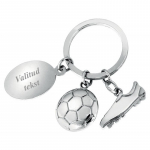 V&otilde;tmehoidja &bdquo;Jalgpall&ldquo; soovitud graveeritud tekstiga