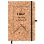 Korkkattega m&auml;rkmik "Isiklikud m&auml;rkmed" (A5) Sinu soovitud nimega