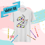 Laste T-s&auml;rk "V&auml;rvi ise! Olen juba kaheaastane"