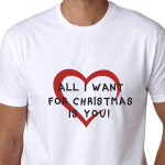 T-s&auml;rk "All I Want for Christmas Is You"