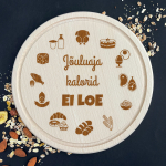 Graveeritud l&otilde;ikelaud &bdquo;J&otilde;uluaja kalorid ei loe&ldquo;