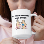 XL tass "Ma tahan sinuga koos vananeda" (450ml)