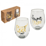 Klaaside komplekt &bdquo;Super Mom & Cool Daddy&ldquo;