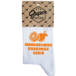 Naiste sokid "Mandariinide koorimise sokid"