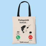 Riidest kott &bdquo;Kalap&uuml;&uuml;k kutsub&ldquo;