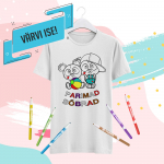 Laste T-s&auml;rk "V&auml;rvi ise! Parimad s&otilde;brad"