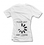 Naiste T-s&auml;rk &bdquo;Baby loading&ldquo;