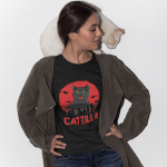 Naiste T-s&auml;rk "Catzilla"