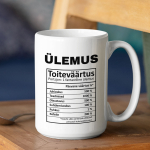 XL kruus "&Uuml;lemuse kompositsioon" (450ml)