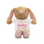 Pehme j&auml;nes lilledega ja Sinu valitud nimega (18 cm)