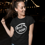 Naiste T-s&auml;rk "Devil inside"