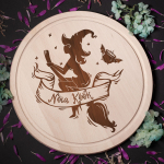 Graveeringuga &uuml;mar l&otilde;ikelaud "N&otilde;ia k&ouml;&ouml;k"