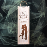 Puidust pudelikarp "T&otilde;eline armastus"