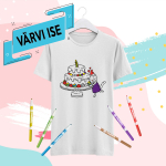 Laste T-s&auml;rk "V&auml;rvi ise! Tort"