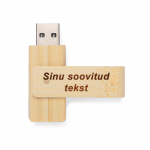 Bambusest m&auml;lupulk TWISTER, 16 GB (lisatasu eest graveerimise v&otilde;imalus)