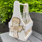 Puidust pudelikarp "Kapital meeste m&auml;ngudeks"