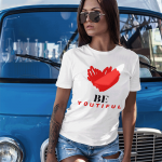 Naiste T-s&auml;rk &bdquo;Be youtiful &ldquo;