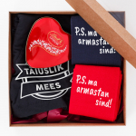 Kinkekomplekt meestele "P. S. Ma armastan Sind!"
