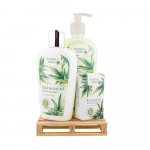 Kosmeetiline kinkekomplekt &bdquo;Hemp SPA&ldquo; (vedel seep 300ml + kehapiim 250ml + seep 100g)