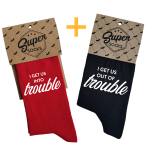 Sokkide komplekt paarile "Trouble"
