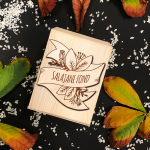 Puidust graveeritud rahakarp "Salajane fond"