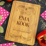 Bambusest l&otilde;ikelaud "Ema k&ouml;&ouml;k"