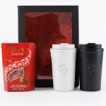 Premium kinkekomplekt paarile "T&auml;htkujud" Sinu valitud t&auml;htkujum&auml;rkidega (400ml)