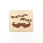 Puidust magnet "H&auml;rrasmees Jaanile"