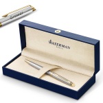 Waterman H&eacute;misph&egrave;re Steel GT pastapliiats graveeringuga