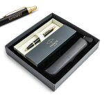 Parker IM Black GT pastapliiats koos graveeringuga / &uuml;mbris / kinkekomplekt