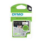 DYMO D1 vastupidav pol&uuml;esterteip 12 mm x 5,5 m / must valgel (S0718060 / 16959)