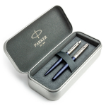 Parker Jotter Royal Blue CT t&auml;itesulepliiatsi ja pastapliiatsi komplekt metallkarbis